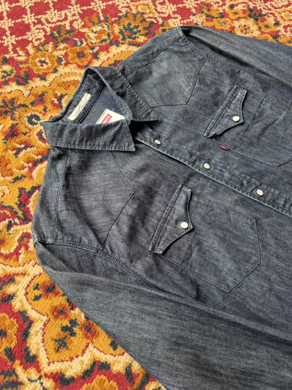 WESTERN LEVI'S CHARCOAL SHIRT