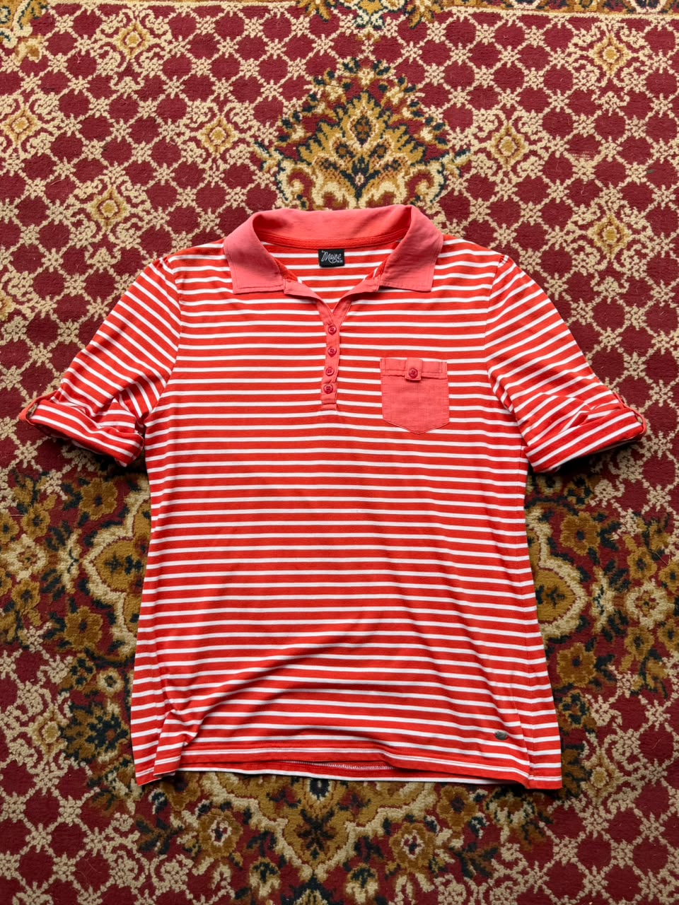 MAINE LADIES STRIPED TEE