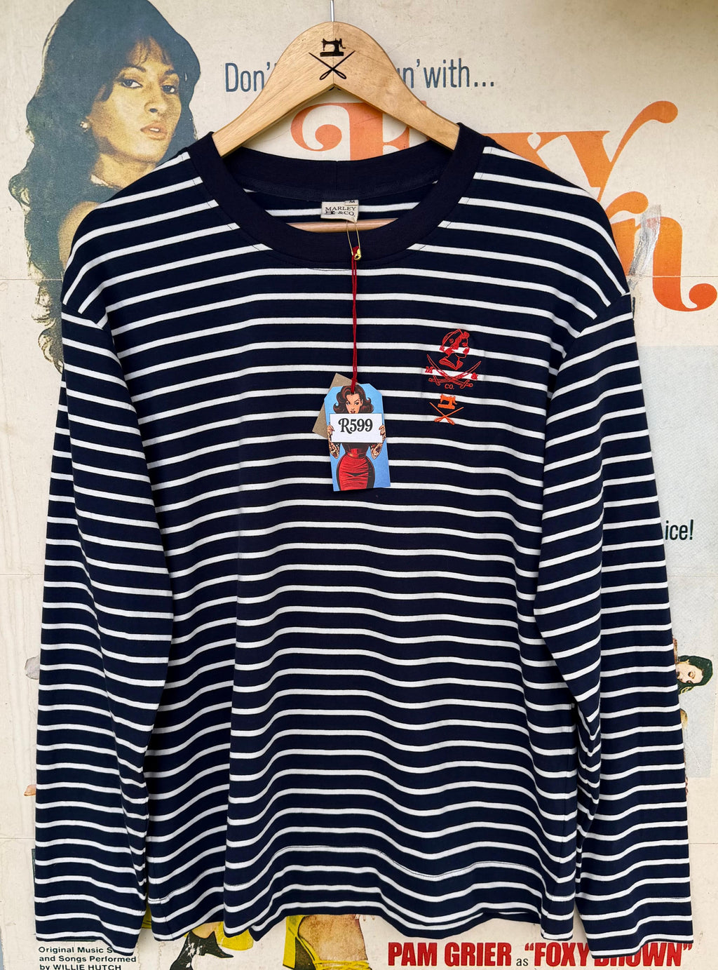 SB STRIPED LONG SLEEVE TEE