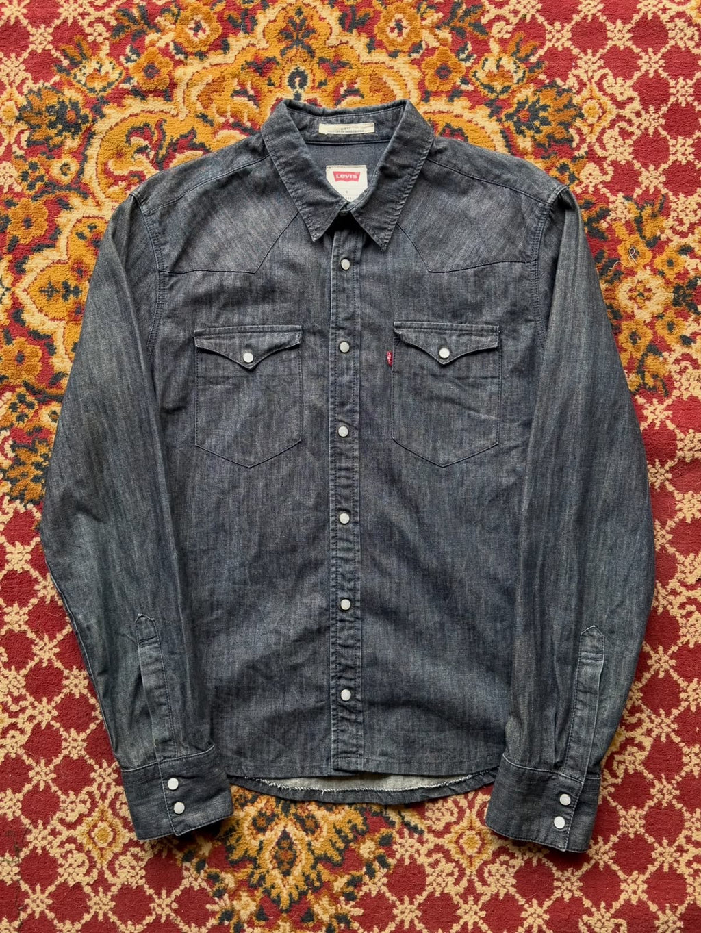 WESTERN LEVI'S CHARCOAL SHIRT